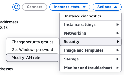 Attach IAM Role to EC2