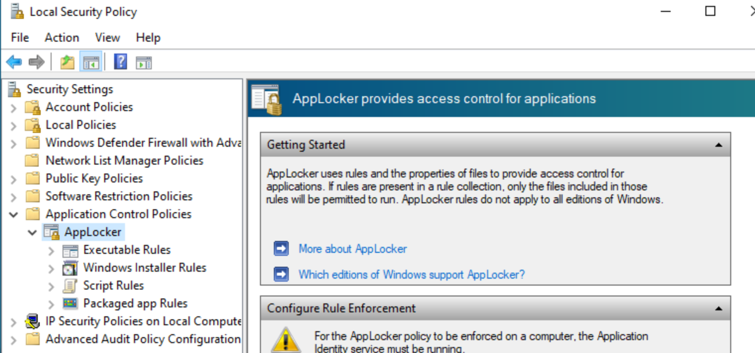 AppLocker Rules
